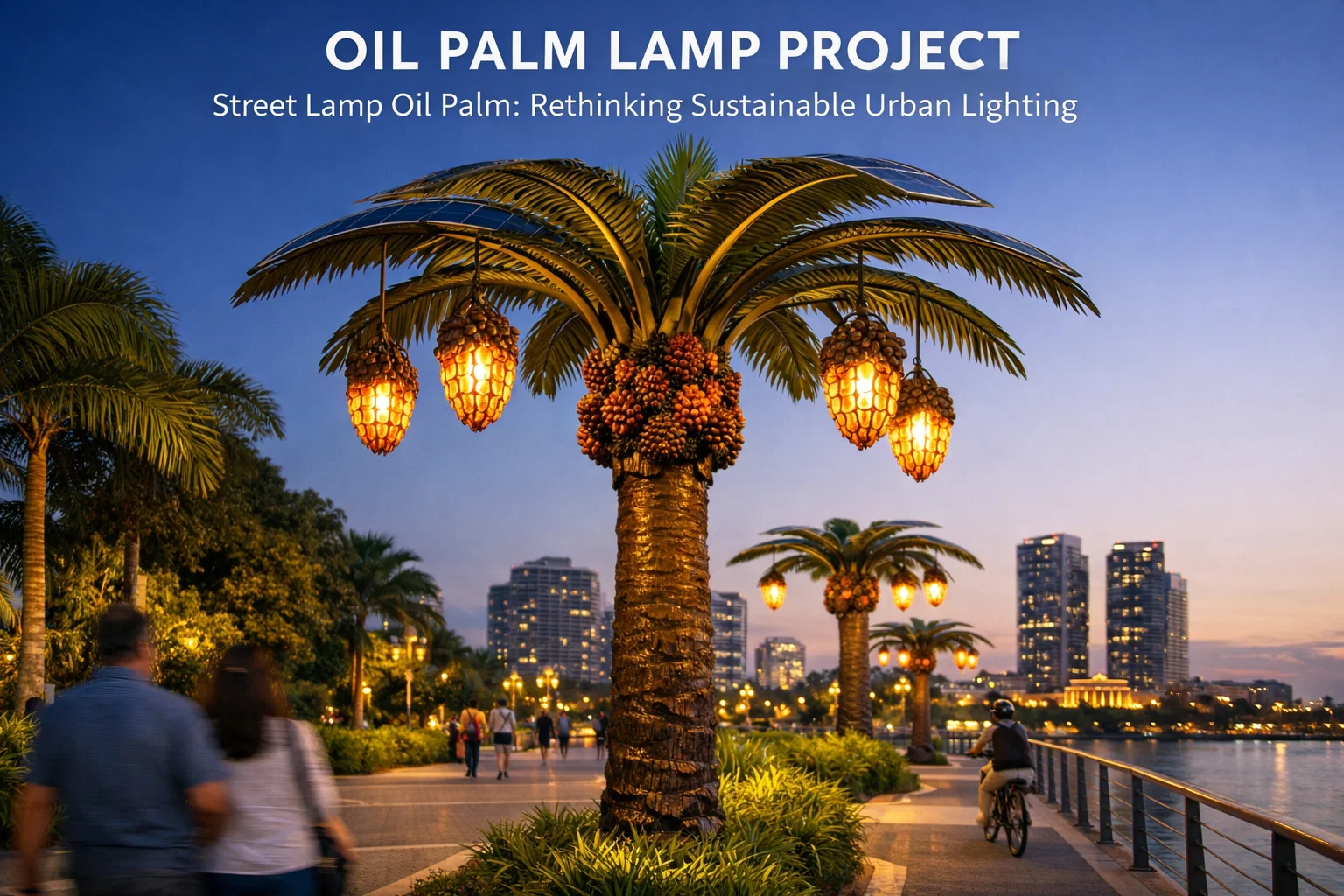Oil Palm Lamp Project Street Lamp Oil Palm
