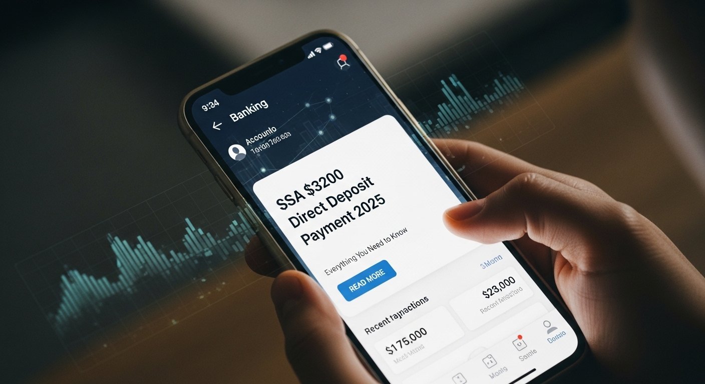 SSA $3200 direct deposit payment 2025