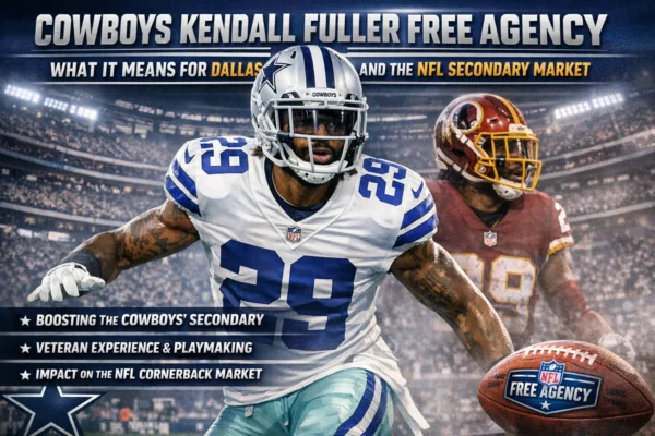 Cowboys Kendall Fuller Free Agency